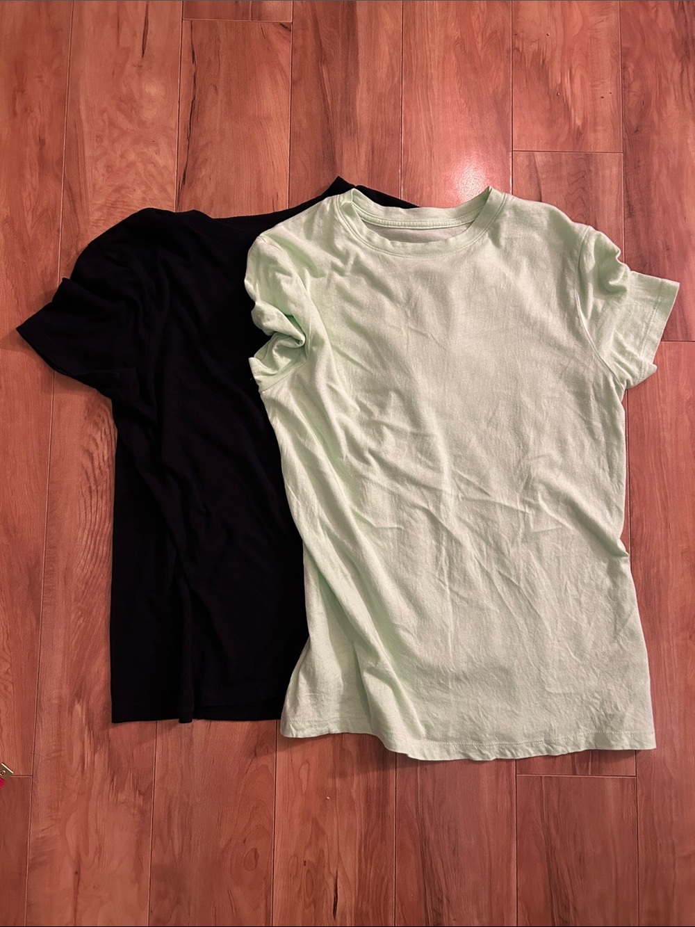 Target - a new day soft tees - lime and black - bundle of 2 size small